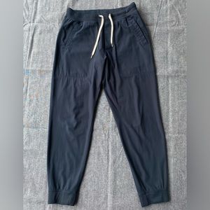 Vuori Navy Sweatpants with White Drawstring